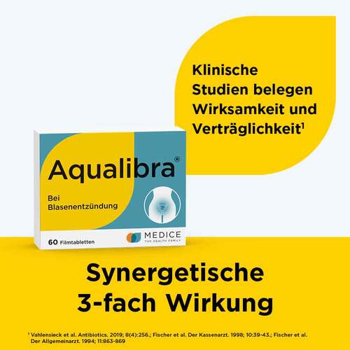 Aqualibra® Filmtabletten bei Harnwegsinfekten - 3
