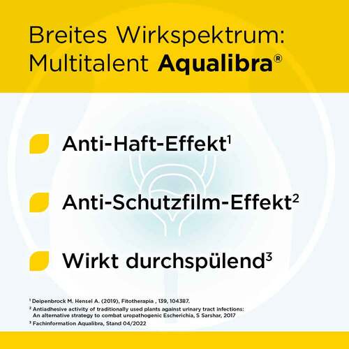 Aqualibra® Filmtabletten bei Harnwegsinfekten - 5