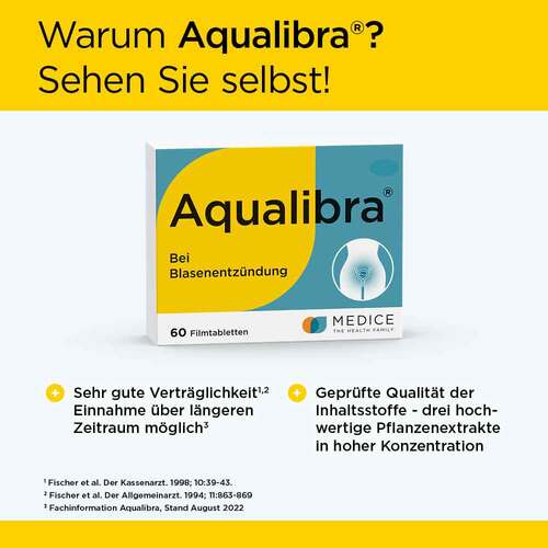 Aqualibra® Filmtabletten bei Harnwegsinfekten - 7