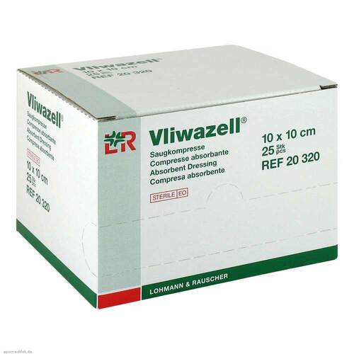 Vliwazell Kompressen 10x10cm - 1