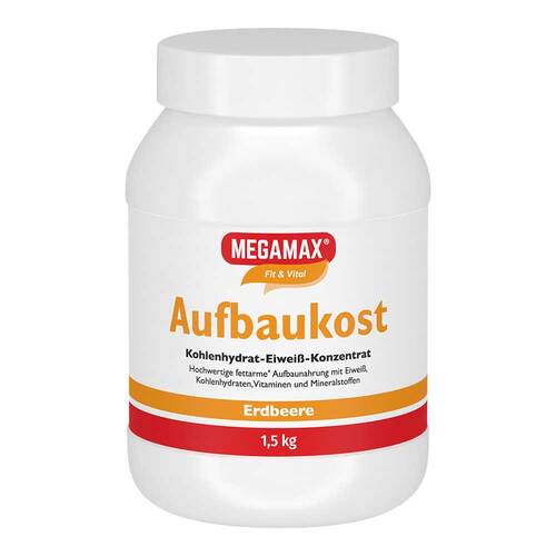 Megamax Aufbaukost Erdbeere Pulver - 1