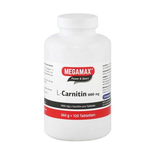 Megamax L Carnitin 1000 mg Tabletten - 1