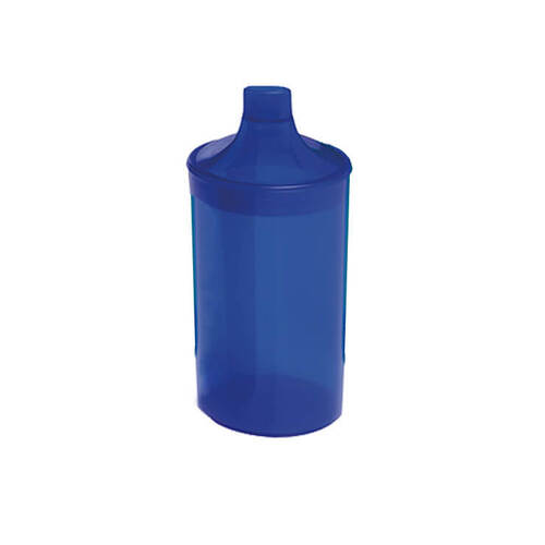 Trinkbecher mit 2 Deckeln bl - 1