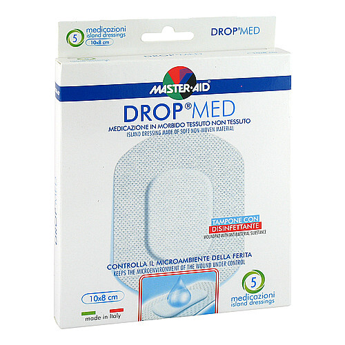 Drop med 10x8 cm Wundverband Master Aid - 1