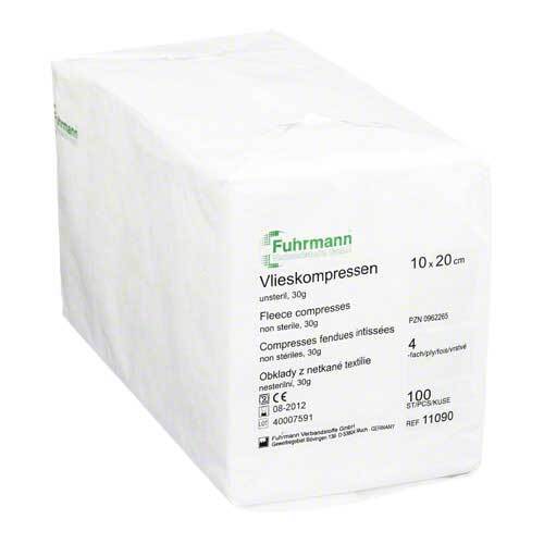 Vlieskompressen 10x20 cm unsteril 4lagig - 1
