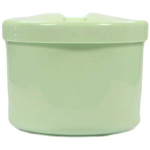 Prothesenbeh&auml;lter Kunststoff Deckel und Einsatz gr&uuml;n - 1