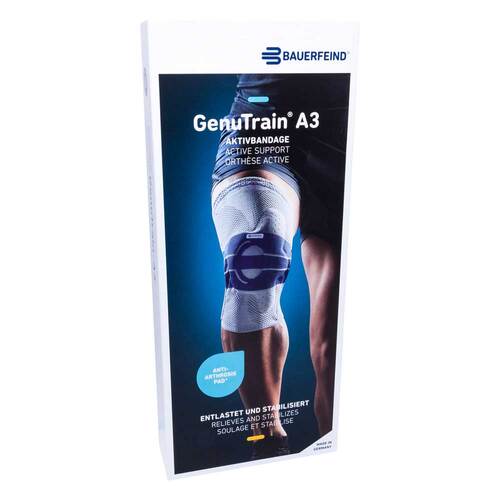 Genutrain A3 Kniebandage rechts Gr&ouml;&szlig;e 4 natur - 1