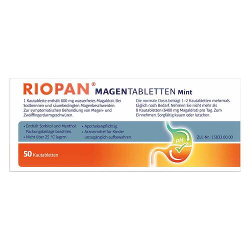 Riopan Magen Tabletten Mint 800 mg Kautabletten - 2