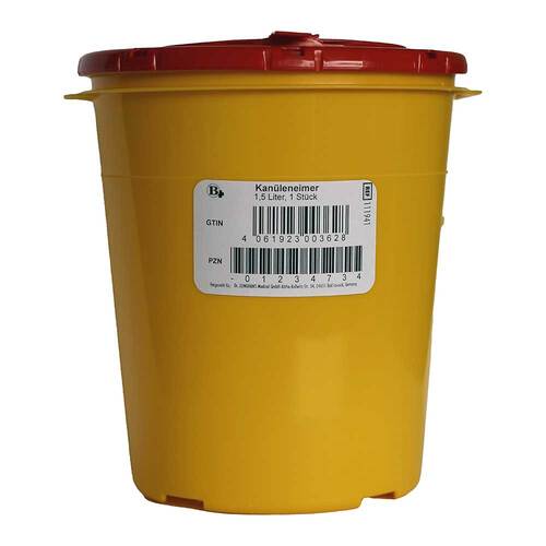 Kan&uuml;leneimer 1,5 l gelb - 1