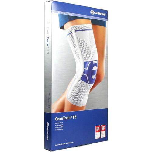 Genutrain Kniebandage P3 links Gr&ouml;&szlig;e 6 natur - 1