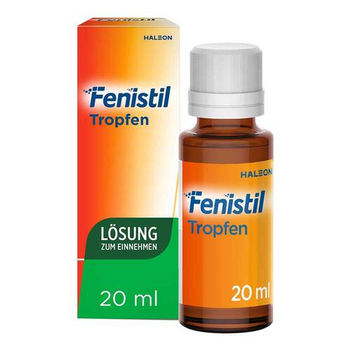 Fenistil Tropfen, Dimetindenmaleat 1 mg/ ml zum Einnehmen, Antiallergikum - 1