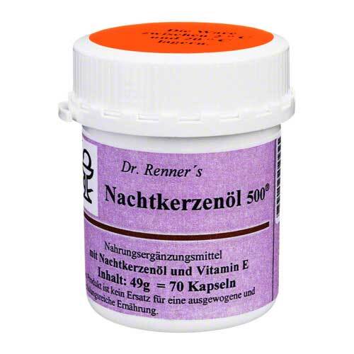 Nachtkerzen&ouml;l 500 mg Dr. Renner`s Kapseln - 1