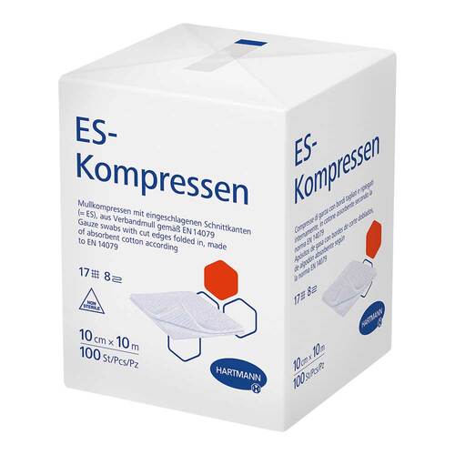 ES-Kompressen unsteril 10x10 cm 8fach - 1