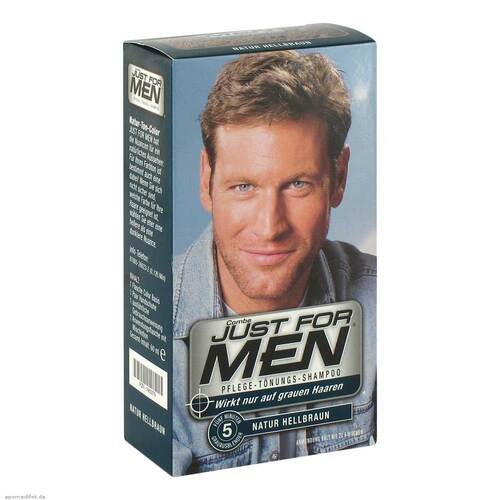 Just for men T&ouml;nungsshampoo hellbraun - 1