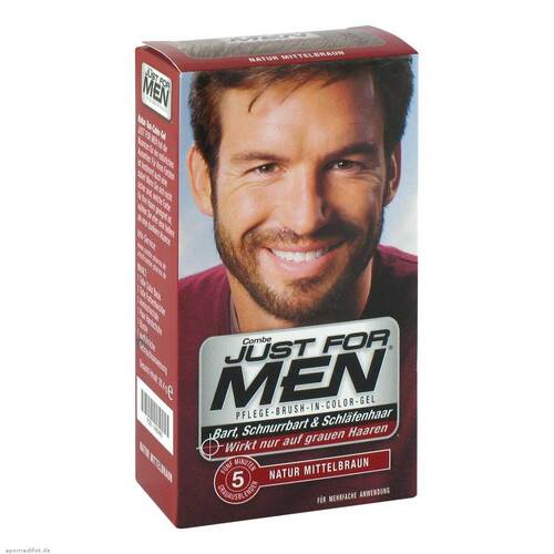 Just for men Brush in Color Gel mittelbraun - 1