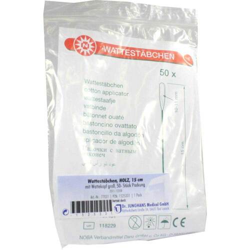 Wattest&auml;bchen Holz 15 cm gro&szlig;er Kopf - 1