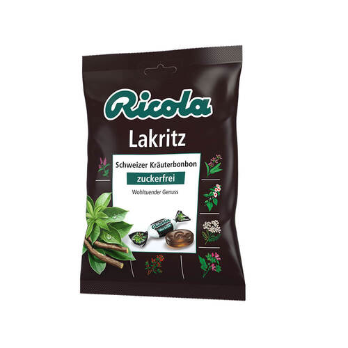 Ricola ohne Zucker Lakritz Bonbons - 1