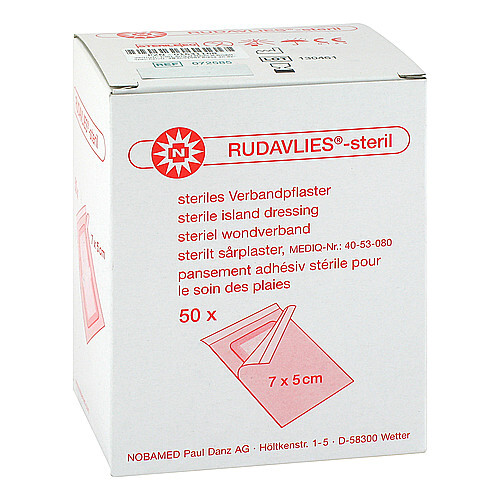Rudavlies 7cmx5cm Pflaster steril - 1