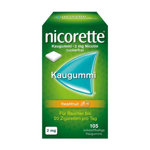 nicorette Kaugummi freshfruit, 2 mg Nikotin - 1