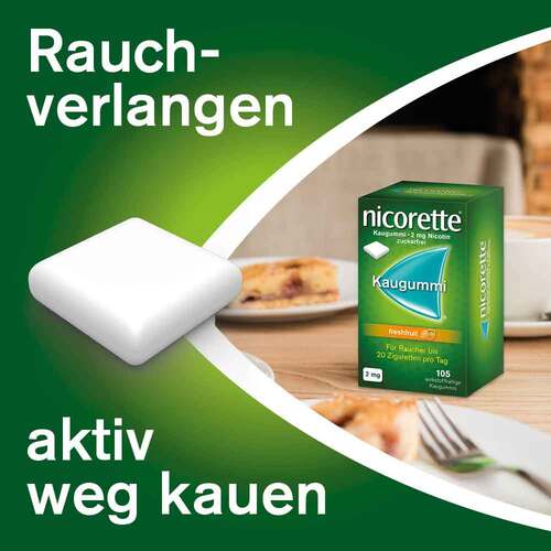 nicorette Kaugummi freshfruit, 2 mg Nikotin - 3