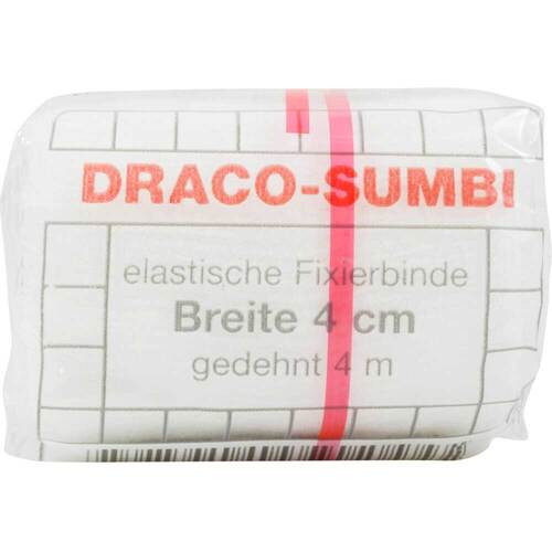 Dracosumbi Fixierbinde 4 cm x 4 m wei&szlig; - 1