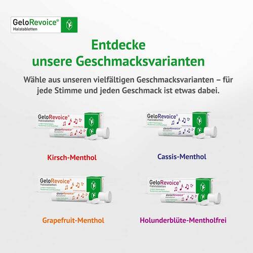 GeloRevoice Halstabletten Kirsch-Menthol bei Heiserkeit &amp; Stimmverlust - 5