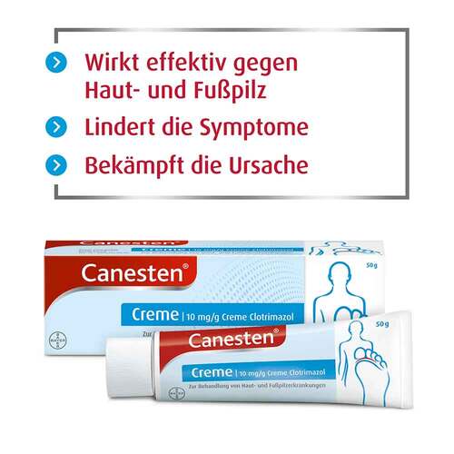 Canesten Creme gegen Pilzerkrankungen an Haut &amp; F&uuml;&szlig;en - 2