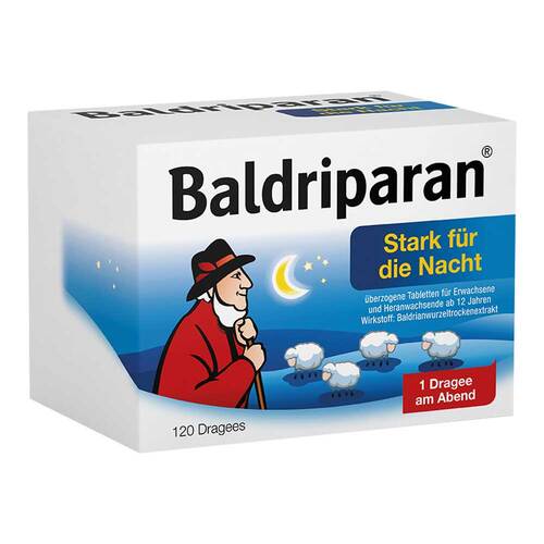 Baldriparan Stark f&uuml;r die Nacht &uuml;berzogene Tabletten - 1