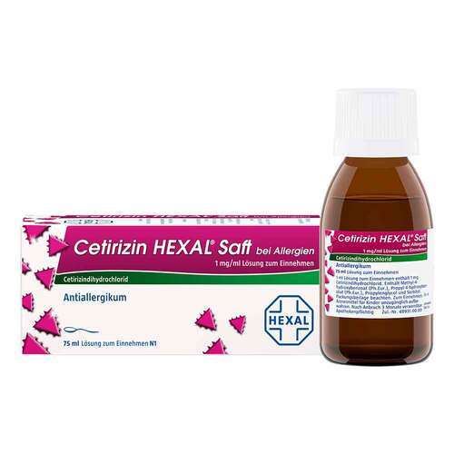 Cetirizin Hexal Saft bei Allergien - 1