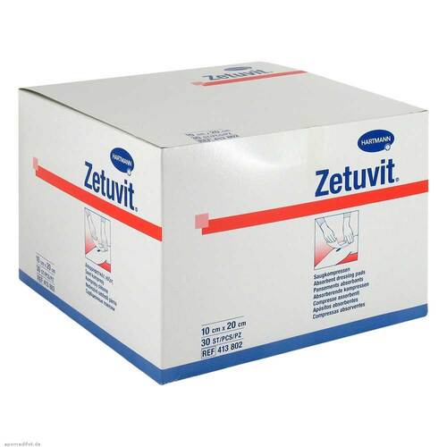 Zetuvit Saugkompresse unsteril 10x20 cm - 1