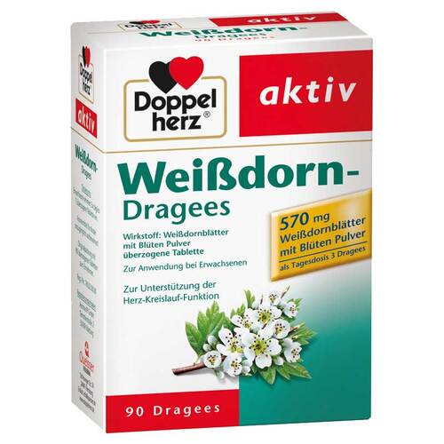 Doppelherz Wei&szlig;dorn Dragees - 1