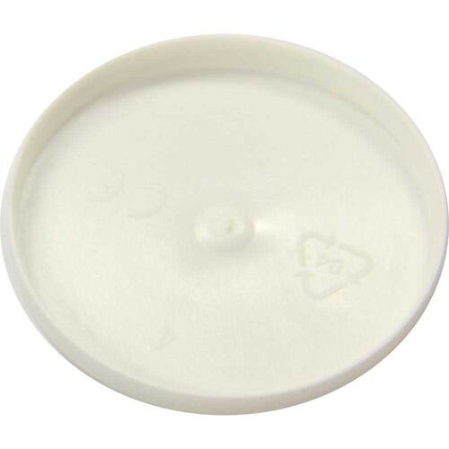 Einnehmeglas Deckel Kunststoff wei&szlig; - 1
