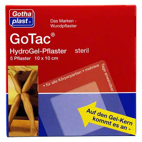 Gotac Hydrogel-Pflaster L 10x10 cm steril - 1