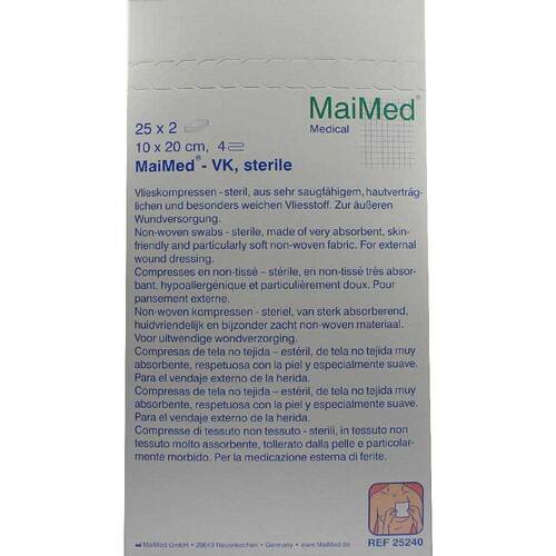 Vlieskompressen 10x20 cm steril - 1