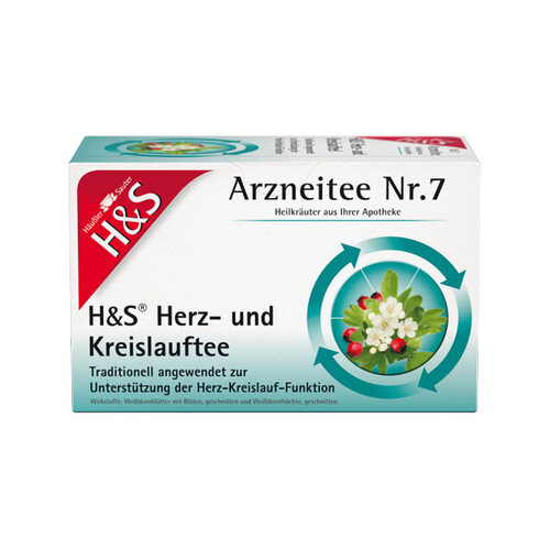 H&S Herz Kreislauf Tee Filterbeutel - 1