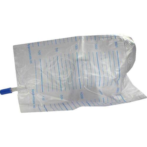 Urinbeutel R&uuml;cklaufsper.Bodenabl.unsteril - 1