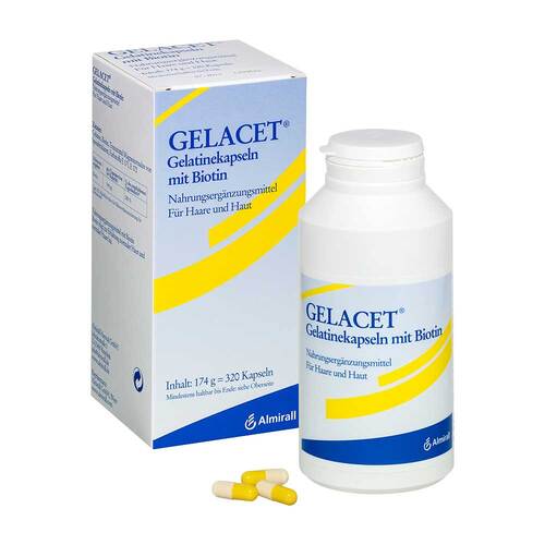 Gelacet Gelatinekapseln mit Biotin - 1