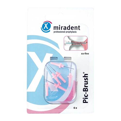 Miradent Interdentalb&uuml;rste Pic-Brush xx-fein pink - 1