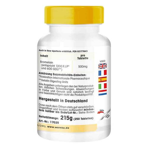 Bromelain 500 mg Tabletten - 3