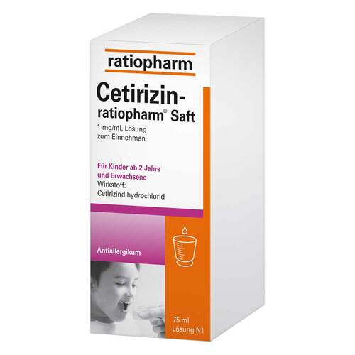 Cetirizin-ratiopharm® Saft - 1