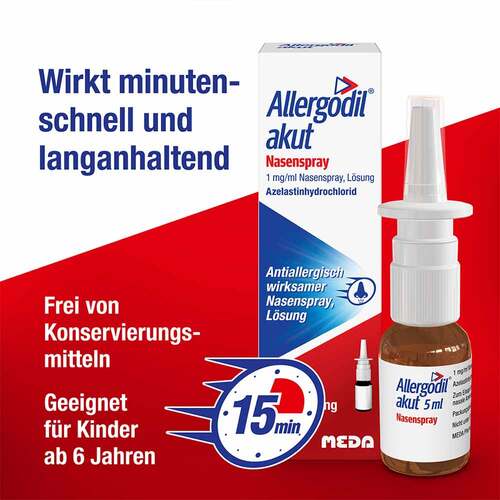 Allergodil akut Nasenspray mit Azelastin - 2