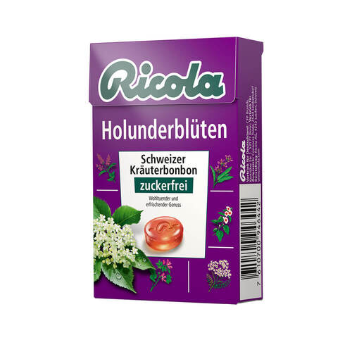 Ricola ohne Zucker Box Holunderbl&uuml;ten Bonbons - 1