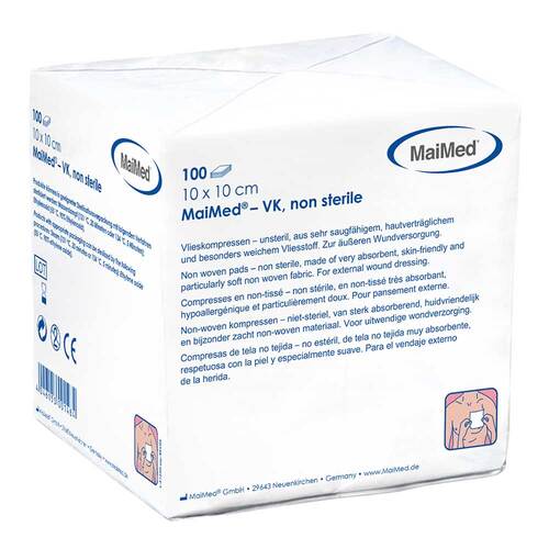 Maimed Vlieskompresse 10x10cm unsteril - 1