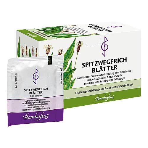 Spitzwegerichbl&auml;tter Filterbeutel - 1