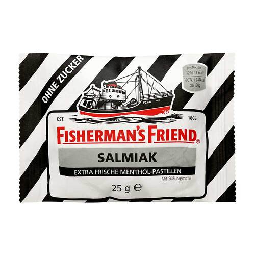 Fishermans Friend Salmiak ohne Zucker Pastillen - 1