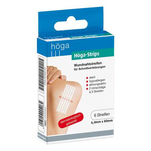 Wundnahtstreifen H&ouml;ga-Strips 6,4x80 mm - 1