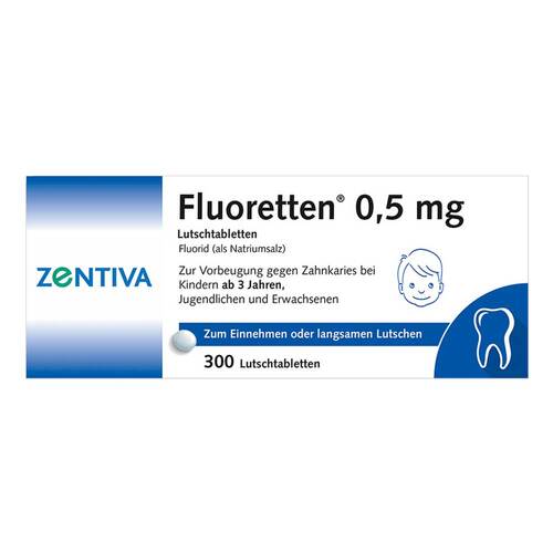 Fluoretten 0,5 mg Tabletten - 1