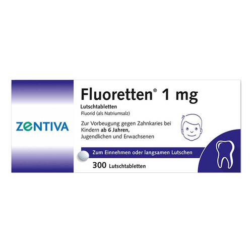 Fluoretten 1,0 mg Tabletten - 1