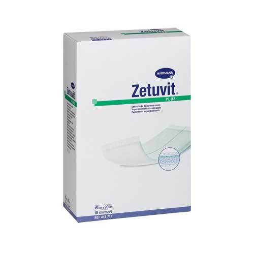 Zetuvit Plus extrastarke Saugkomp.steril 10x10 cm - 1