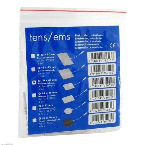 Gewebe Elektroden Standard 4 - 1